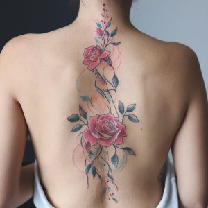 Unique spine tattoo designs