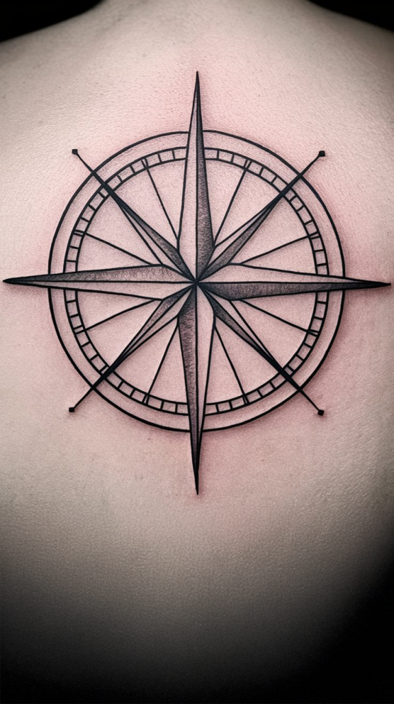 viking compass tattoo