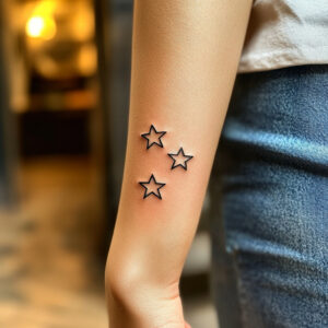 what do 3 star tattoos mean