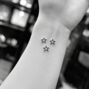 what does a 3 star tattoo mean