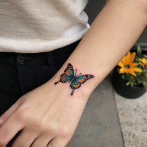 wrist butterfly tattoo ideas