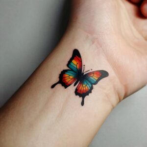 wrist butterfly tattoos