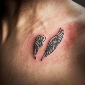 angel wing tattoos