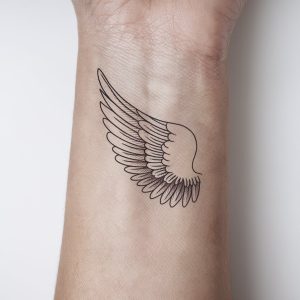 Wings tattoo design