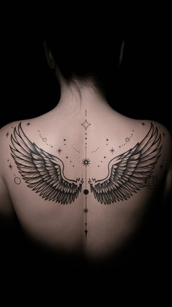 angel wings tattoo designs