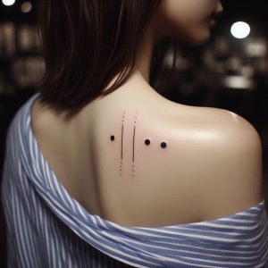 back of shoulder tattoos for girls