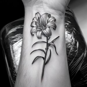 calla lily tattoo