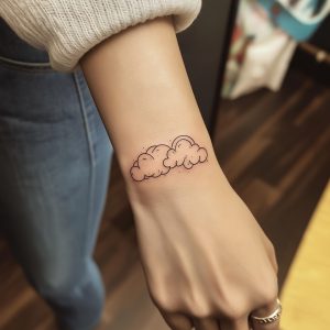 clouds tattoo design