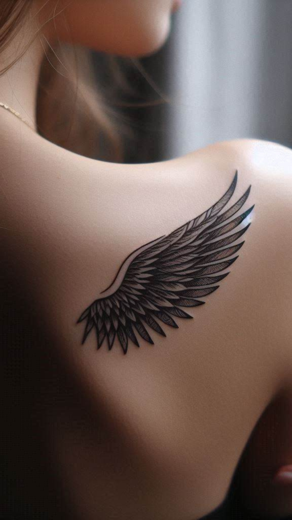 feminine shoulder tattoos for girls