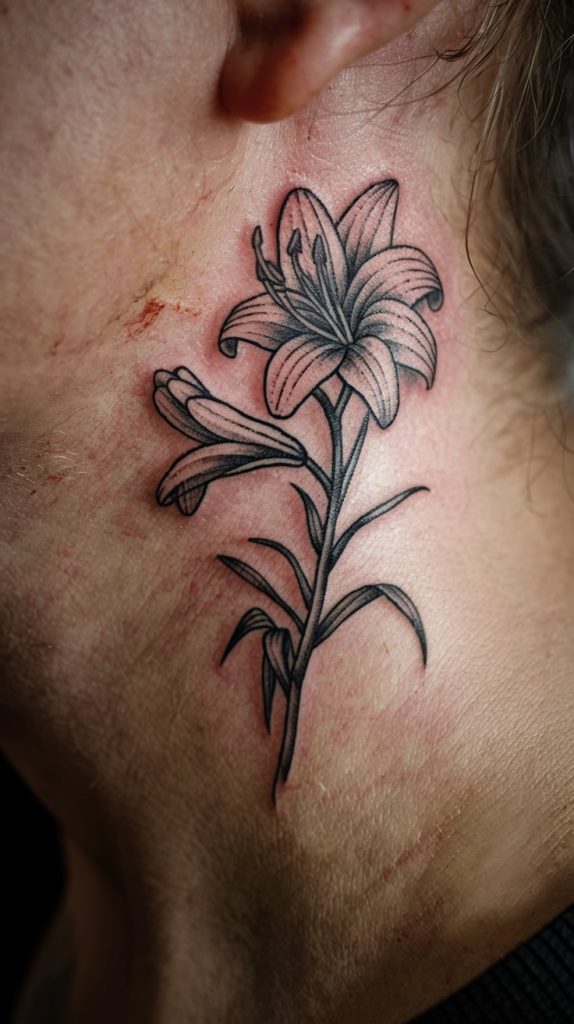 flower tattoos lily