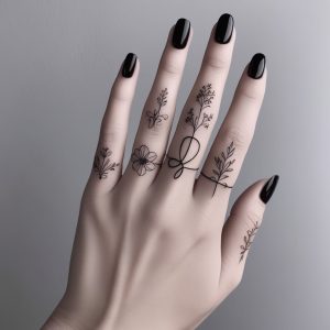 hand ring tattoo