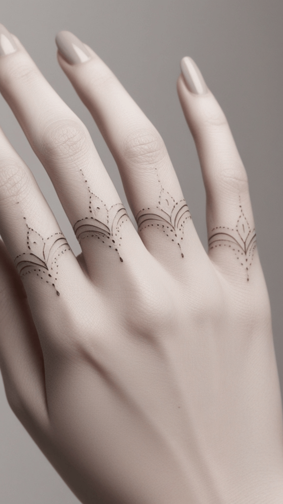 hand ring tattoo designs