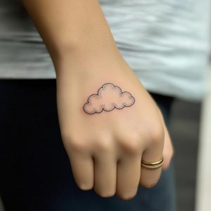 japanese clouds tattoo