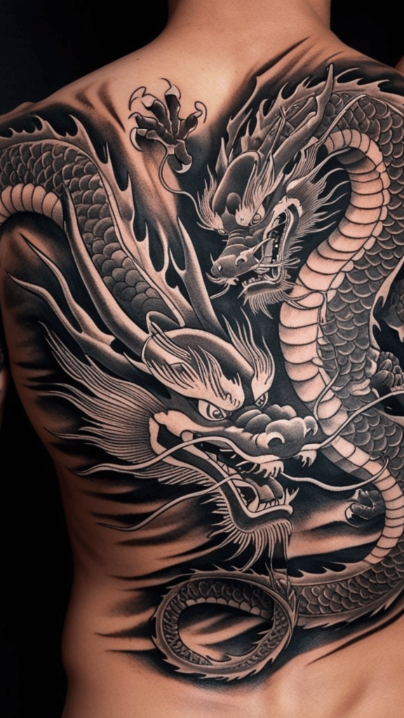 japanese dragon tattoo sleeve