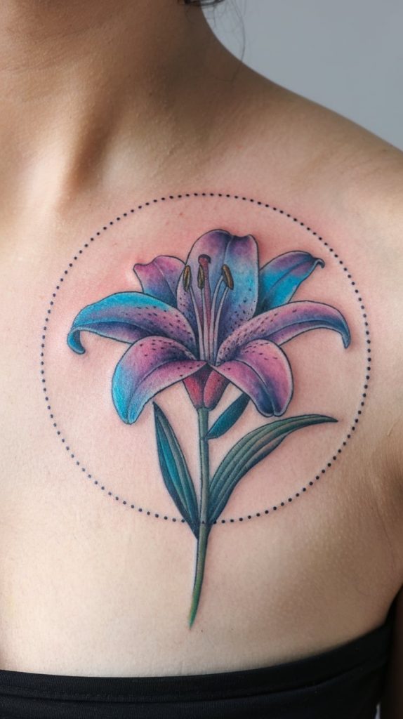 lily flower tattoos