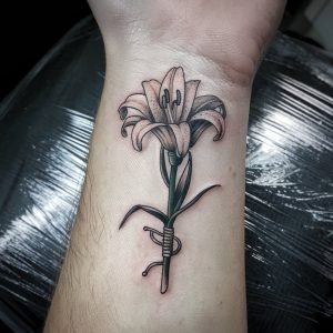 lily tattoo flower