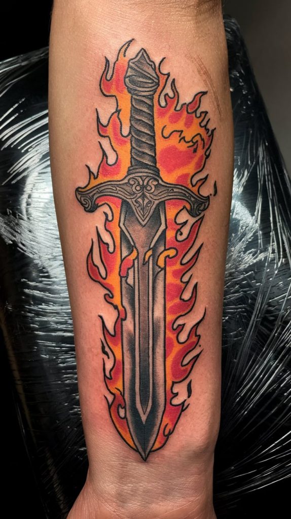 live by the sword tattoo broadway new york ny