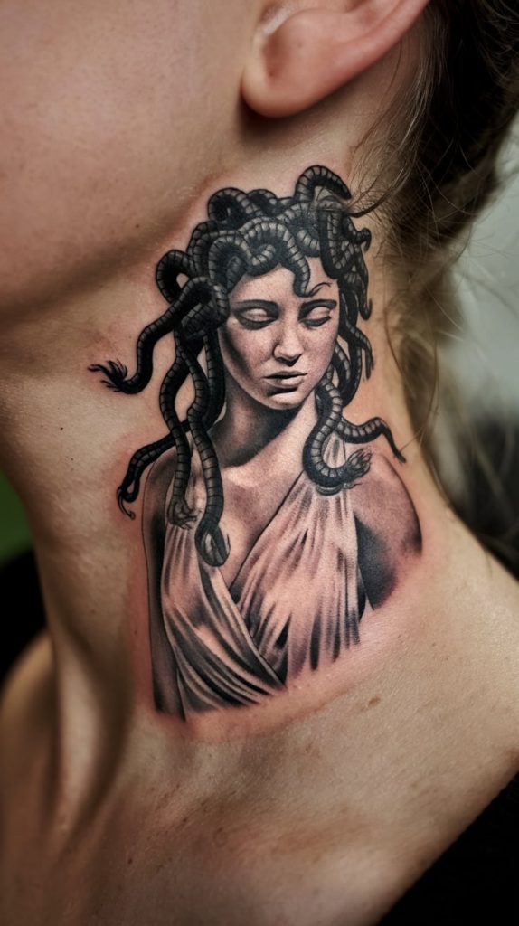 medusa sleeve tattoo