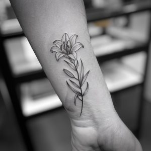 red spider lily tattoo