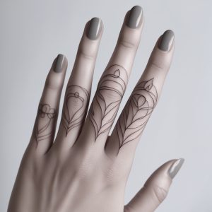 ring tattoo on hand