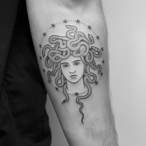 small medusa tattoo