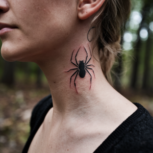 spider hand tattoo