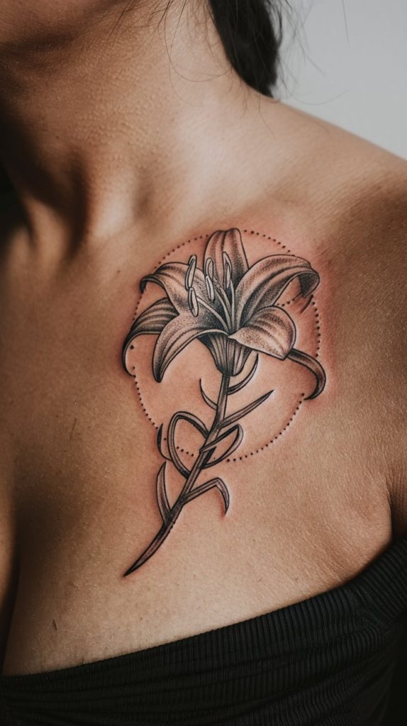 spider lily tattoo