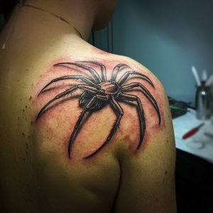 spider man tattoo