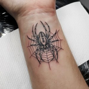 spider tattoo symbolism