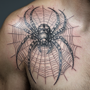 spider web tattoo meaning