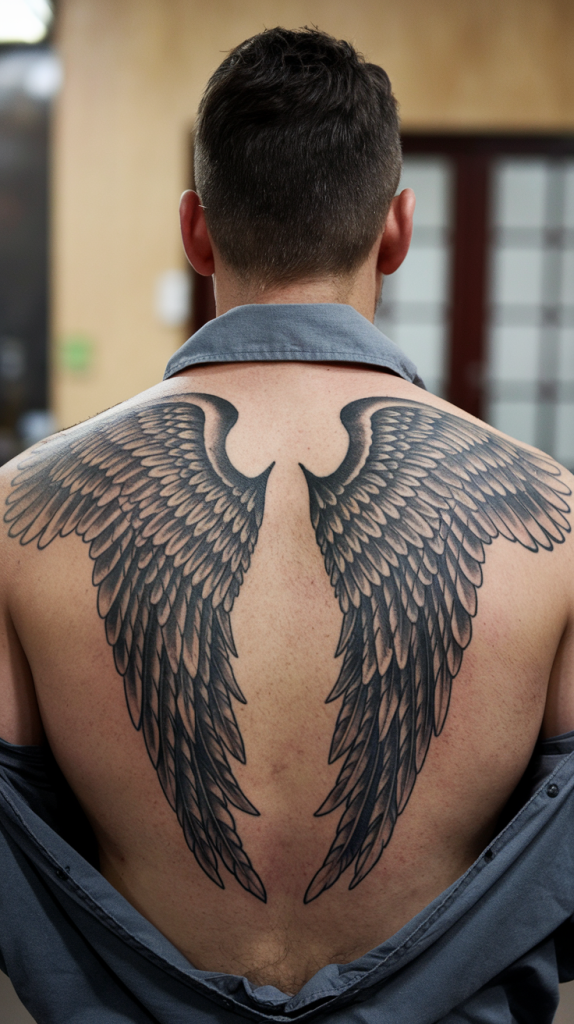 tattoo upper back male