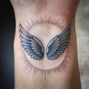 wings tattoo